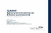 SME Governance Document · 2019-03-25 · PREFACE. The operation of all Society of Manufacturing Engineers (referred to as ) SME organizational units (Chapters and International Districts,