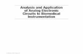 Analysis and Application of Analog Electronic Circuits to ... · Analysis and Application of Analog Electronic Circuits in Biomedical Engineering is organized into 12 chapters, an