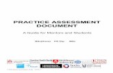 A Guide for Mentors and Students - King's College London · 2019-09-10 · 3 PAD Mentor and Student Guide 30.09.17 Assessment Process—Mid-Point Interview Advice for Students The