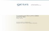 Codebook EU-LFS 1993 yearly file - GESIS · Codebook EU-LFS 1993 yearly file May 2015 Generated codebook, based on the 2013 data release