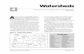 Watersheds 4 - Oregon Department of Fish and …Oregon Department of Fish & Wildlife Watersheds • 33 Watersheds or a river basin as large as that of the Columbia River. A puddle