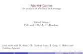 MarketGamessohoni/tifrtalk.pdf · Markets in India -taxes, unmonetised commodity exchanges through jatras, services through balutedari, the kirana, the savkar, the SHG, the Mall!