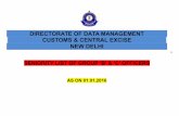 DIRECTORATE OF DATA MANAGEMENT CUSTOMS & CENTRAL … · Directorate of Data Management, Customs & Central Excise, New Delhi as on 01.01.2016. (VIVEK CHATURVEDI) COMMISSIONER Copy