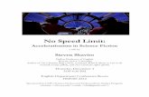 No Speed Limit · No Speed Limit: Accelerationism in Science Fiction a talk by Steven Shaviro DeRoy Professor of English Wayne State University Author of The Cinematic Body (1993),