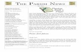 THE PARISH NEWS · APRIL 15, 2019 (Please note that minutes are not approved until voted on by the council at the next month’s meeting.) President Dick Bickert called the meeting
