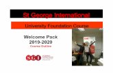 St George International Foundation course handbook... · Pitch Analysis Delivering a Presentation Motivation in Theory Taylor, Mayo and early Motivation Theory Maslow’s Hierachy