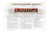 November 2014 ADVERTISING RATES - Zauberfeder · Circulation 6300 Copies Distribution Free distribution to specialized shops, on international LARP-Con-ventions (e.g. Knutepunkt in