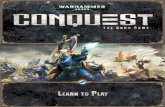 Warhammer 40,000: Conquest Rulebook - 1jour-1jeu · 2018-08-31 · M Space Marines L Dark Eldar I Astra Militarum G Eldar F Orks K Tau J Chaos Two additional factions will be introduced