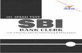 yoursmahboob.wordpress.com SBI · yoursmahboob.wordpress.com iii P 101 Speed Tests for SBI Bank Clerk Exam 101 Speed Tests for SBI Bank Clerk Exam is revised and updated edition on