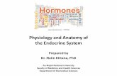 Physiology and Anatomy of the Endocrine SystemPhysiology and Anatomy of the Endocrine System Prepared by Dr. Naim Kittana, PhD An-Najah National University ... Introduction • The