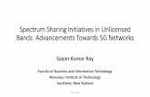 Spectrum Sharing Initiatives in Unlicensed Bands: Advancements …acc-rajagiri.org/acc2016/SpectrumSharing.pdf · 2018-04-27 · Spectrum Sharing Initiatives in Unlicensed Bands:
