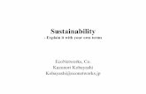 Sustainability - j-t.o.oo7.jpj-t.o.oo7.jp/kougi/gep/20131209KK1.pdfSustainability Index (ESI) – World Economic Forum, The Yale Center for Environmental Law and Policy, and the Columbia