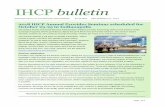 IHCP bulletinprovider.indianamedicaid.com/ihcp/Bulletins/BT201854.pdf · IHCP bulletin INDIANA HEALTH COVERAGE PROGRAMS BT201854 SEPTEMBER 27, 2018 Page 1 of 2 2018 IHCP Annual Provider
