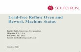 Lead-free Reflow Oven and Rework Machine Statusthor.inemi.org/webdownload/newsroom/Presentations/08.pdf · Lead-free Reflow Oven and Rework Machine Status Jasbir Bath, Solectron Corporation