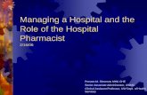 Role of the Hospital Pharmacist - University of Washingtoncourses.washington.edu/pharm483/Week7/Role of the... · 2006-02-21 · Role of the Hospital Pharmacist Patient Safety –
