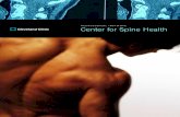 Center for Spine Health - Cleveland Clinic · Center for Spine HealtH. More than 21,000 patients from all over the world come to cleveland clinic’s center for spine Health each