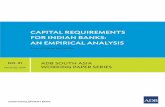 CAPITAL REQUIREMENTS FOR INDIAN BANKS: AN EMPIRICAL ANALYSIS · Capital Requirements for Indian Banks: An Empirical Analysis 3 top 20 borrowers from banks, which included large infrastructure