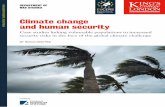 Climate change and human security · European Centre for Energy and Resource Security (EUCERS) Department of War Studies, King’s College London, Strand, London WC2R 2LS, UK ...