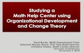Studying a Math Help Center using Organizational ... Innovation Session #11.2...Math Center Tutoring: Different but Beneficial Tutoring at drop-in Math Centers differs significantly