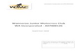 Wanneroo Junior Motocross Club WA Incorporated - …...Associations Incorporation Act 2015 (WA) (Act) Wanneroo Junior Motocross Club WA Incorporated - A0790013S September 2018 This