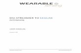 DSI-STREAMER TO EEGLAB - Wearable Sensingwearablesensing.com/files/EEGLAB_Extension_User_Manual_v... · 2018-12-27 · The Wearable Sensing DSI-Streamer to EEGLAB data import extension