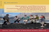 Operations and Maintenance of Rural Infrastructure …documents.worldbank.org/curated/en/366351468170657779/...Operations and Maintenance of Rural Infrastructure in Community-Driven