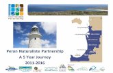 Peron Naturaliste Partnership A 5 Year Journey 2011-2016 · Peron Naturaliste Partnership MOU Agreement, Busin ess Plan 2011-2013 Coastal Adaptation Pathways Project Business Plan