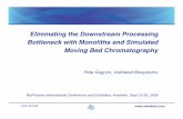 Eliminating the Downstream Processing Bottleneck …Eliminating the Downstream Processing Bottleneck with Monoliths and Simulated Moving Bed Chromatography Pete Gagnon, Validated Biosystems