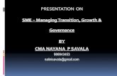 SME Managing Transition, Growth & Governance BY CMA …The loan limits has been enhanced from Rs25 lakhs to 50 Lakhs and a onetime grantee is reduced from 2.5 per cent to 1.5 per cent.