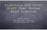 Lightning and Other Stuff That Bother Wind Turbineswindpower.sandia.gov/2006reliability/wednesday/07-brianmcniff.pdf · Lightning and Other Stuff That Bother Wind Turbines Brian McNiff