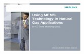 Using MEMS Technology in Natural Gas Applicationsdepts.washington.edu/cpac/Activities/Meetings/Satellite/2011/Presentations/Wednesday/5...§Fiscal metering Analysis §CV, Wobbe Index,