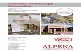Concrete Technology Orientation - Alpena Community College · “The Concrete Technology program puts you ahead in the industry; it’s like having two years experience working on