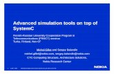 Advanced simulation tools on top of SystemC v0.1 · 2 © 2007 Nokia Advanced simulation tools on top of SystemC v0.1.ppt / 2007-11-08 / MG Outline •Embedded networks •Protocol