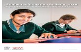 Student Information Bulletin 2018 · 4 | Student Information Bulletin 2018 Special provision If you want a QCS Test result, you will need to sit all four testpapers. The test is held