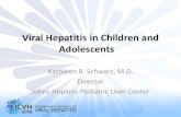 Viral Hepatitis in Children and Adolescents · New and important knowledge gained in children with Hepatitis B in N Am • Largest study (n=342) of children with HBV in N America: