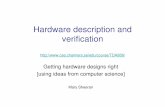 Hardware description and verification · • Hardware Description and Verification was my last course • Had never seen functional programming before Ph.D. in Computer Science (Chalmers)