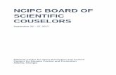 NCIPC BOARD OF SCIENTIFIC COUSELORS · Mrs. Tonia Lindley conducted a roll call of NCIPC BSC members and ex officio members, confirming that a quorum was present. Mrs. Lindley also