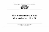 Millburn Math Curriculum Focus Points€¦  · Web viewOrange School District . Mathematics. Grades 3-5. Curriculum Guide