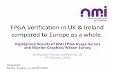FPGA Verification in UK & Ireland compared to Europe as a ... · FPGA Verification in UK & Ireland compared to Europe as a whole. Highlighted Results of NMI FPGA Usage Survey and