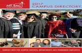 About This Campus Directory - Mt. San Antonio CollegeAbout This Campus Directory This 2017 Mt. SAC Campus Directory contains vital contact information about campus services, departments