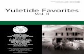 Yuletide Favorites Vol. II (TTBB) - Stock No. ˜˚˛˝˙ˆ Print ... Favorites - Vol 2 - Tracks... · Yuletide Favorites Vol. II (TTBB) - Stock No. ˜˚˛˝˙ˆ Print version available