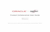 Product Collaboration User Guide - Oracle Product Collaboration User...Product Collaboration User Guide Agile 9.2.2.1 TP1137-9.2.2.1A Make sure you check for updates to this manual