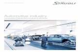 Automotive industry - Stäubli · 2020-01-17 · Quick Mold Change solutions, each Stäubli ... within the automotive industry understand the demands being faced. Whether you are