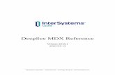 DeepSee MDX ReferenceThis section discusses comments in DeepSee MDX queries and in stand-alone MDX expressions used within model defi-nitions. Comments You can include a comment of