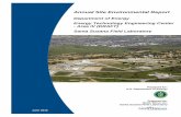 Annual Site Environmental Report - Energy.gov · 2018-11-27 · Annual Site Environmental Report Department of Energy Energy Technology Engineering Center - Area IV ... Micah Nielsen