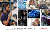 HONEYWELL AUTOMATION INDIA LTD...Honeywell Confidential - © 2018 by Honeywell International Inc. All rights reserved. Strong Reach Across India 3 Broad Coverage and Presence Across