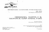 DEMAND, SERVICE GAP ANALYSIS - hornsby.nsw.gov.au · analysis of both demand and supply issues. The type and extent of leisure service gaps therefore requires further investigation.