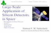 SCIPP Large-Scale Application of Silicon Detectors in Spacescipp.ucsc.edu/outreach/hartmut/Pubs/Firenze_SSD_T.pdf · Large-Scale Application of Silicon Detectors in Space Hartmut