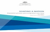 Shaping a Nation · The highest population growth occurred after World War II, from 1946 to 1970, during which time annual population growth rates averaged 2.2 per cent. After a relatively
