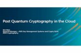 Post Quantum Cryptography in the Cloud · 2019-11-05 · cryptography • Supporters of the ETSI-IQC Quantum Safe Cryptography Workshop since 2013 • Member of the ETSI Quantum Safe